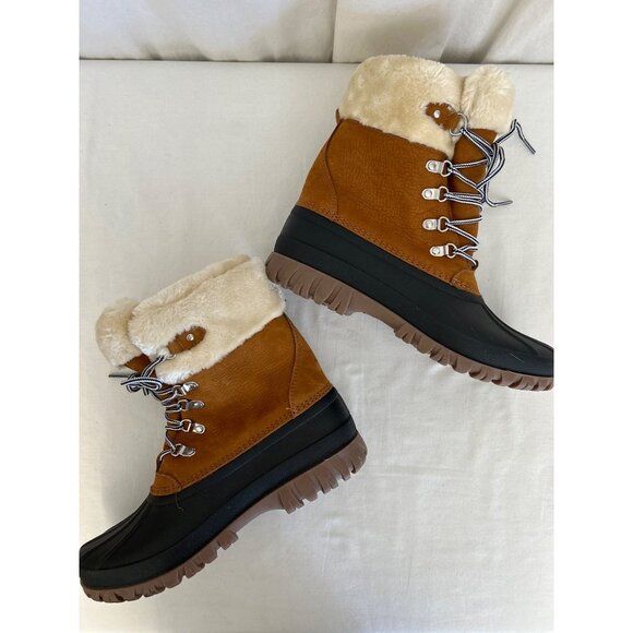 J Crew Perfect Winter boots with sherpa H1891, Size 10